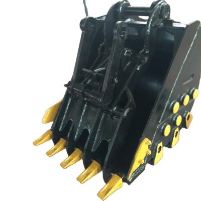 China crawler sk120 excavator mini excavator thumb bucket 6-12tons hydraulic bucket excavator for kobelco sk60/sk100/sk120 mini excavator rock bucket thumb for sale