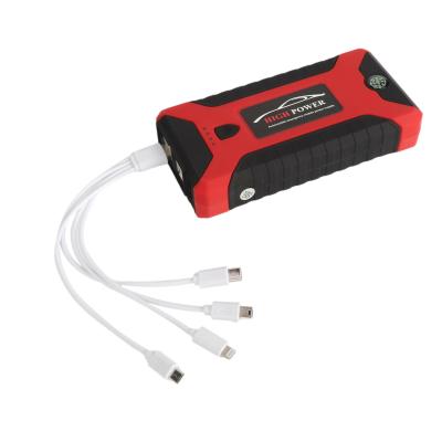 China Multifunctional Portable Booster Vehicles Car Battery Car Emergency Tool 12v Power Bank Jump Starter with Air Compressor for sale