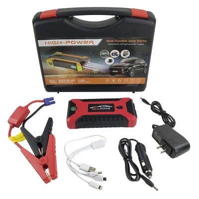 China Portable Mini Car Jump Starter 21000mAh Battery Power Bank Booster Cable Emergency Outdoor Tool for Car with Compass for sale