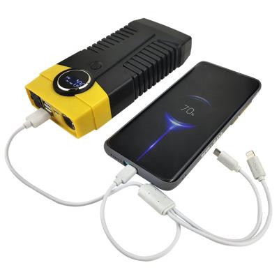 China 12V Convenient Car Vehicle Emergency Tool 18000mAh Auto Electric Jump Starter Car Jump Starter with USB Quick Charge for sale