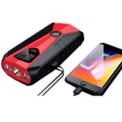 China SOS Led Booster Cable Emergency Power Bank Car Battery Lightweight Strong Portable Jump Starter With USB Fast Charging for sale