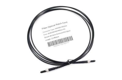 China Pvc Material Optical Fiber Patch Cord Black Sma905 To Sma905 For Local Area Network for sale