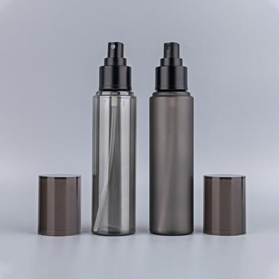 China Newest Custom Personal Care Brown 150Ml Plastic Frosted Bottle Spray for sale