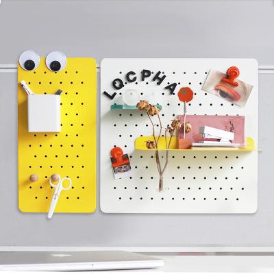 China Living Room Office Supplies Table Desk Pegboard Divides Decor Accessories Desk Organizer for sale