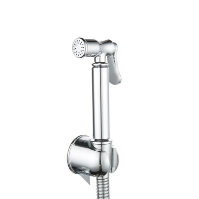 China Personal hygiene modern whole brass high pressure shattaf seal bathroom factory price handheld bidet sprayer for sale