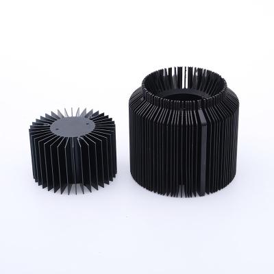 China Lighting Lamp Heatsink Round Large Aluminum Heatsink Led Heatsink Aluminum Heatsink For Power Amplifier for sale