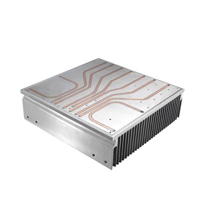 China Aluminum Rectangular Radiator Heat Sink Heat Diffusing Cooling Fin Radiator for sale