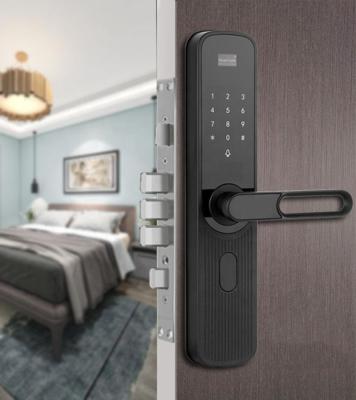 China Best Digital IC Card Password Key Phone App Good Quality Smart Door Lock For Hotel Home Apartments for sale