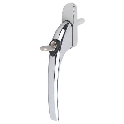 China Prolinea Espagnolette UPVC White Locking Left Right Zinc Alloy Window Handle for sale