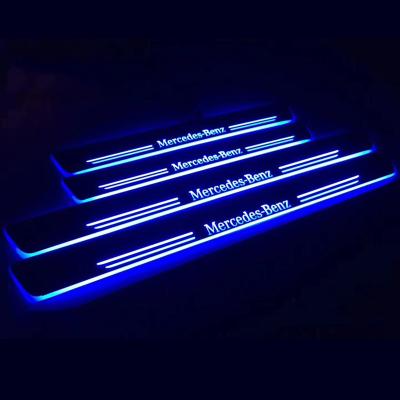 China Logo Flash Welcome Pedal Cob Modern Lit Custom Step Light Door Sill for sale