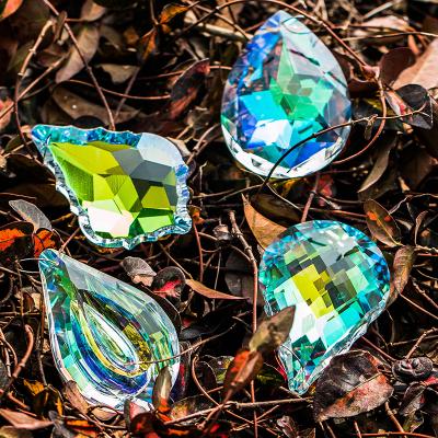 China Country H&D Crystal Teardrop Pendants Suncatcher Hanging Chandelier Rainbow Prisms Decor for Home Pack of 10 for sale