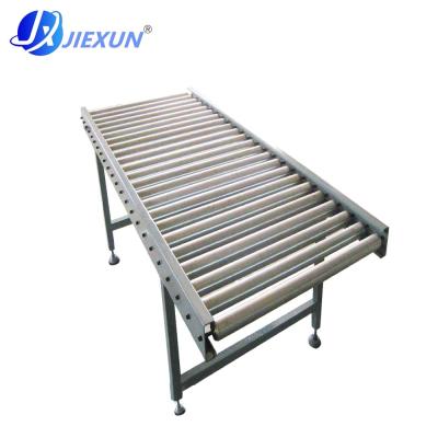 China Industrial Lateral Stability Applications of Materials, Bags, Pallet Transport Stainless Steel Roller Conveyor for sale