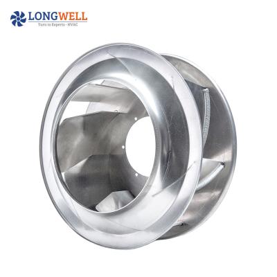 China Hotels Aluminum / Plastic / Galvanized Backward Curved Centrifugal Blower Fan Impeller Blades for sale