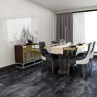 China Wholesale Price of Water Resistant Glazed Black White and Silver Sparkles Vinyl Stone 120x60 Exterior Natural Tile Flooring for sale