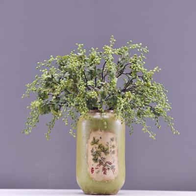 China Q057 Artificial Decoration Selling Amazon Leaves In Greenery Of High Quality Artificial Flower Arrangement Ingredients for sale