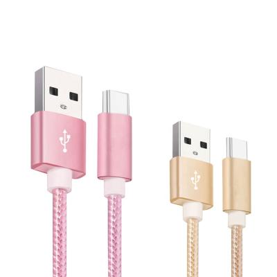 China Charging Braided Cable USB C Cable 3M Type C Cable Premium Charging Nylon Braiding, 10Ft USB C To USB A Cord Fast Charging Sync Data Cable For Huawei P30/P30 PRO for sale