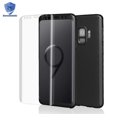 China Shockproof Shock Absorption Phone Case For Samsung Galaxy S6 360 Degree 3 In 1 PC Hard Protective Slim Case For Samsung A50/S7/S8/S9/S10/S20 for sale