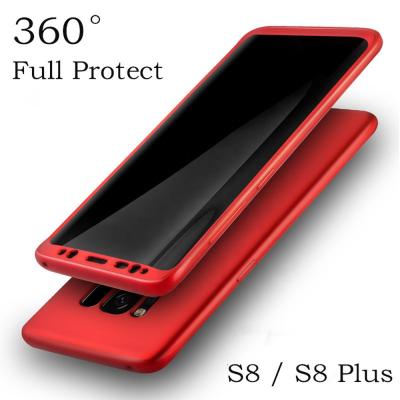 China Shock Absorption For Samsung Galaxy S8 Case, S8 Case Ultra-thin 360 PC+TPU All Round Cover Case, 2 In 1 Case For Galaxy S8 Phone Cases for sale