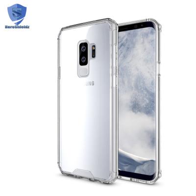 China Wholesale Shock Absorption For Samsung S9 Clear Case Shockproof, 2 in 1 Clear TPU PC Case S9/S9+, For Samsung S9 Plus Clear Case Cover PC for sale