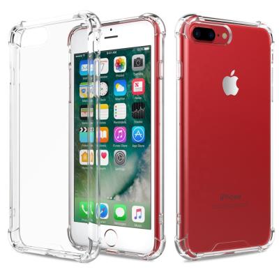 China Wholesale Clear Shock Absorption Protective Case For iPhone 7 Plus Case, Shockproof Case Phone For 8 Plus, Bumper For iPhone 7P/8P 5.5 for sale