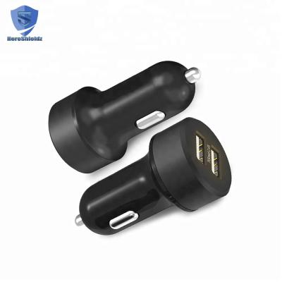 China 2 Fast Car Charger 2.1A Dual USB Car Charger Portable High Speed ​​Left/Dual Car Charger, OEM 2 Fast Car Left Charger Universal Aluminum For Mobile Phone Tablets for sale