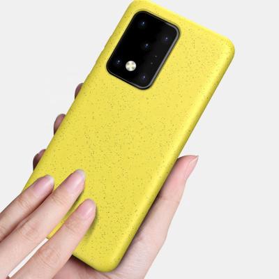 China Anti-Scratch/Degradable Shockproof/Recyclable Natural Wheat Straw Silicone TPU Case For Samsung Galaxy S20/S21/S20 Plus/S21+/S20 Ultra Degradable Eco-Friendly Mobile Cases for sale