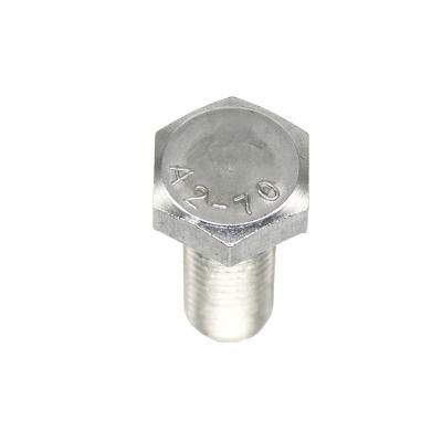 中国 304 Stainless Steel Stainless Steel Hex Bolts M6-M20 Full Tooth Fasteners GB5873 販売のため