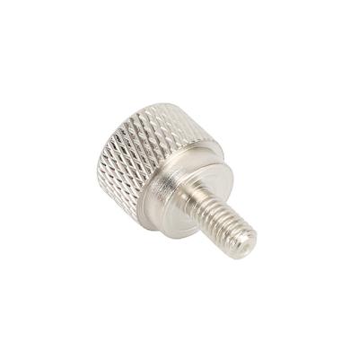 China Stainless Steel Cross Round Head Solid Knurling Screw Cross Knurled Step Screw Single Head Solid Fastener en venta