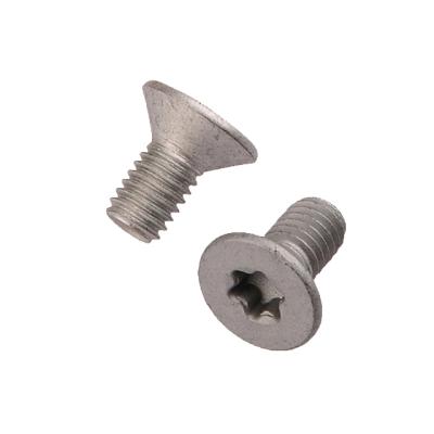 China Stainless Steel GB2673 Mechanical Machine Screw Inner Phillips Countersunk Head Anti-Theft Screw à venda