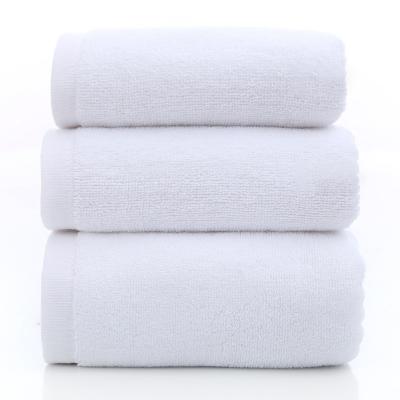 China Viable Luxury Five Star Pure Cotton Hotel Towels OEM White Towel Beauty Salons Can Customize Logos Hotel Towel for sale