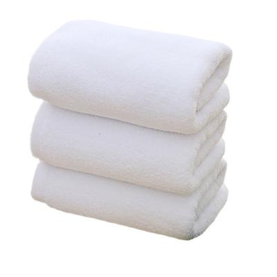 China Viable luxury 5 star hotel pure cotton white towel OEM towel beauty salons can customize logos for sale