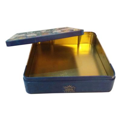 China At home and abroad sold 2022 new design best selling house formed tin box China trade wholesale for sale