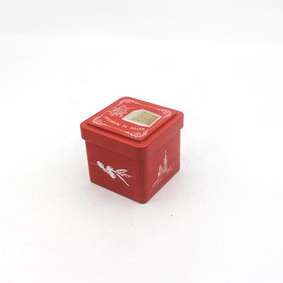 China Recycled Materials Adjust To Form Small Metal Tin Boxes Custom Embossed Tin Box for sale