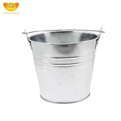 China Recycled Galvanized Pail Bucket Mini Metal Tin Buckets Water Bucket Tin Ice Bucket Liter Metal Materials Large for sale