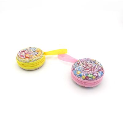 China Gift & Craft Small Multicolor Zipper Tin Box Cartoon Pattern for sale