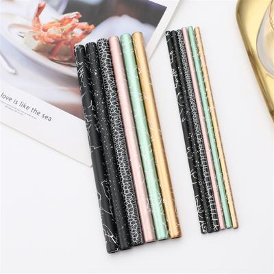 China Disposable Eeo-Friendly Reusable Drinking Straws Set With Bag Customized Logo 304 Stainless Steel Metal Straw for sale