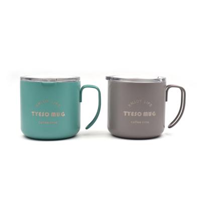 China Hot-selling Aluminum Mugs Sustainable With Plastic Lids And Handles For Daily Use for sale