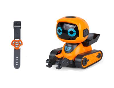 China Cartoon Battery Operated Remote Control Smart Watch Set Toys Boy Robot Watch Toy DF DIY RC Toy RC Robot With LED Gift Toy Walking Robot for sale