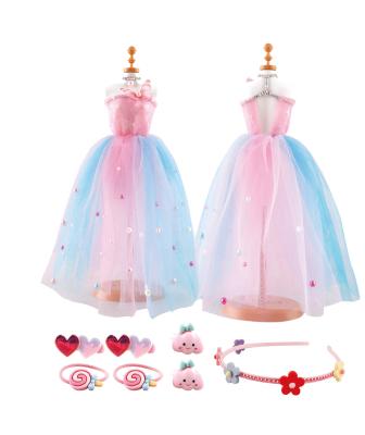 China 2022 DF Plastic Maker Make Up Toys For Kids Girls Cosmetics DIY Toys Shape Studio Design Kits Pretend Toy for sale