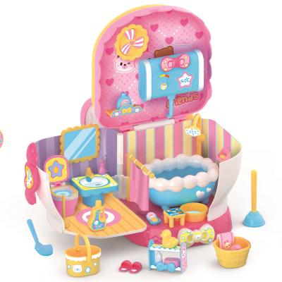 China DF Closestool With A Doll Pretend Play Toys Educational Toy Set Gift Best Selling Products 2020 In The USA Play House KB304671 Amazon for sale