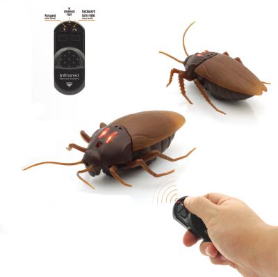 China Funny Rc Pet Toy Tricky Horror Prank Gift Simulation Remote Control Animal Insect Toy For Kids Rc Roach Roach Radio Pet Toy for sale