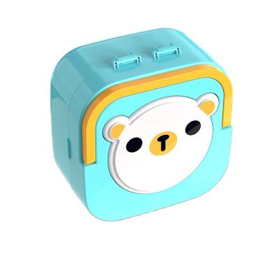 China DF 10PCS Musical Toy Baby Bell Ring Musical Funny Animal Toys Baby Rattle Can Heat Sterilisable With Storage Box for sale