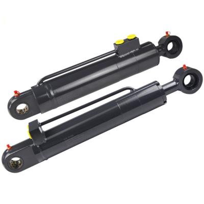 China Machinery repair shops excavator hydraulic oil cylinder and durable small and micro excavator double ear oil cylinder for sale