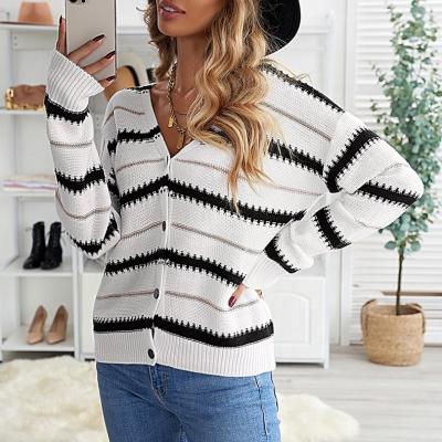 China O237 Winter Others Casual Striped Pullover Sweater Tops New Free Shipping Long Sweater Women for sale