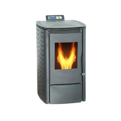 China Cold rolled steel house using small wood pellet fireplaces with WIFI for sale