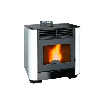 China Cold Rolled Steel Green Power Auto-Feeding and Auto-Igniting Pellet Fireplaces 9KW with WIFI for sale