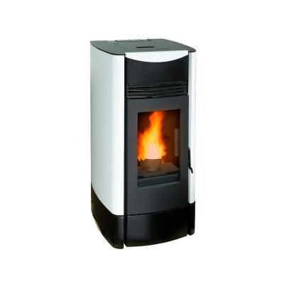 China TUV Metal CE Certified Wood Pellet Stove 9KW With WIFI for sale