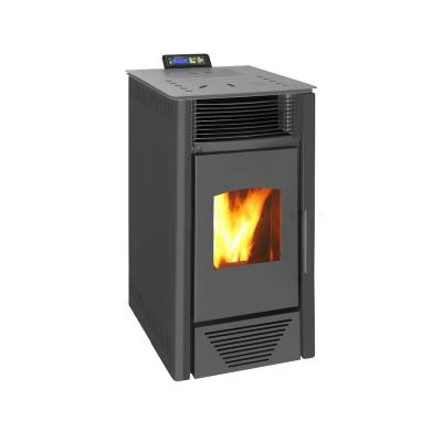 China Indoor Cold Rolled Steel Using Wood Pellet Stove With Remote Control for sale