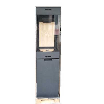 China Cold Rolled Steel Augor Double Wood Pellet Stove 13kw for sale