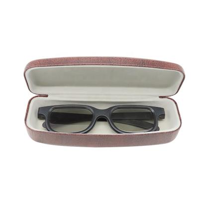 China Popular Customized Glass Storage PU Sunglasses Case Holder Rectangle Leather Case Glass Leather Case for sale